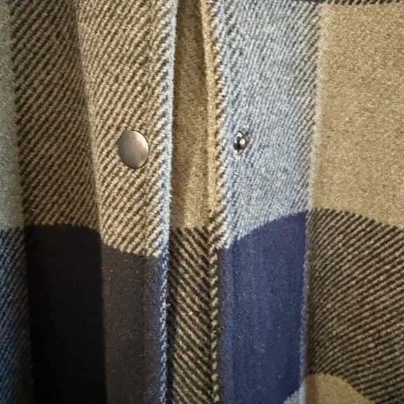 BB Dakota Olive and Black Buffalo plaid Shacket - Picture 7 of 7